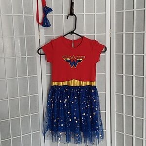 *Girls‎ DC Wonder woman costume w/ headband